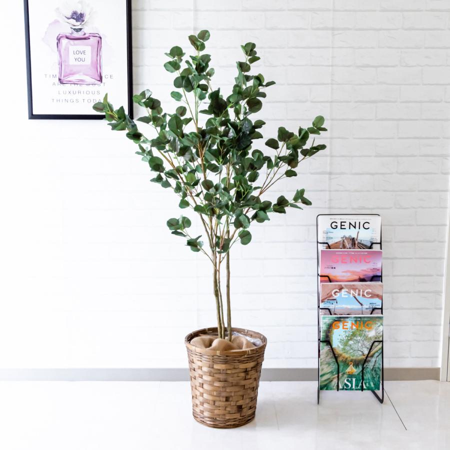 Pg175 S28 ユーカリマルバ H約135cm バンブー鉢 人工観葉植物 フェイクグリーン Pg175 S28 0101pp Shop Yahoo 店 通販 Yahoo ショッピング