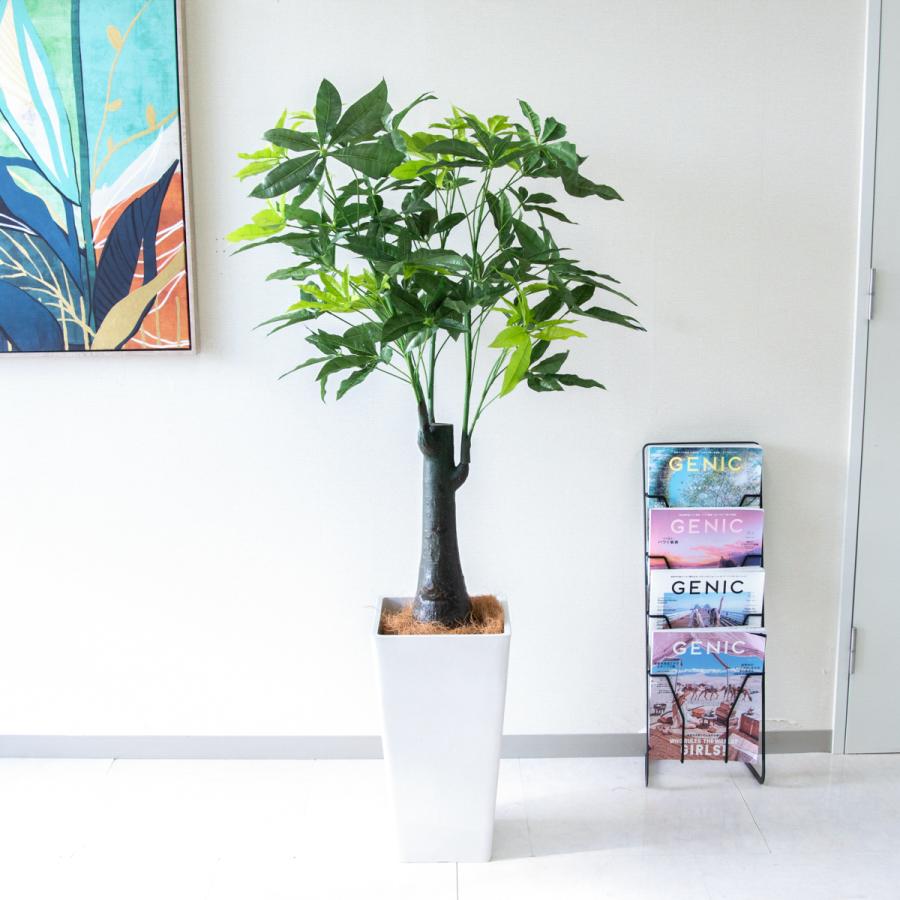 ☆立札無料☆【すぐ飾れる】 フェイクグリーン 人工観葉植物 パキラ 