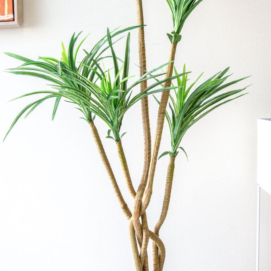 ★立札無料★【すぐ飾れる】 フェイクグリーン 人工観葉植物 ユッカ 115cm 鉢付き / 法人・開店祝い 店舗・オフィス装飾の画像
