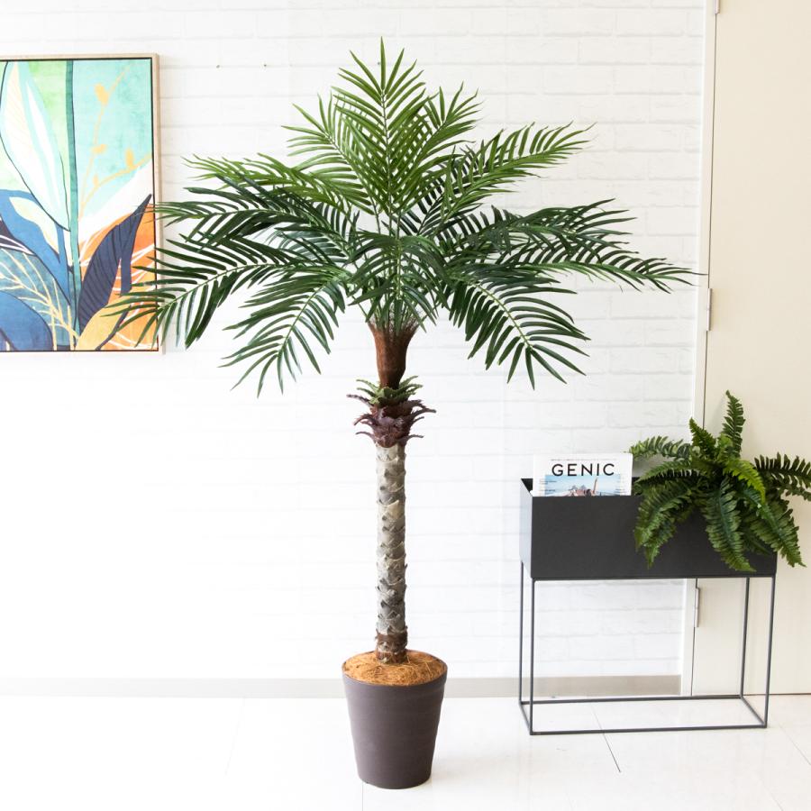 光触媒　人工観葉植物　フェイクグリーン　フェニックス パーム2本立 No9275 プレミアム光触媒フェイクグリーン「圧巻のスケール感