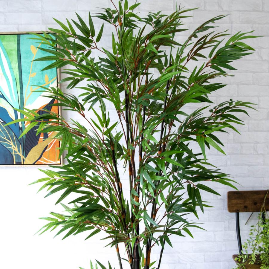 ☆立札無料☆【すぐ飾れる】 フェイクグリーン 人工観葉植物 黒竹