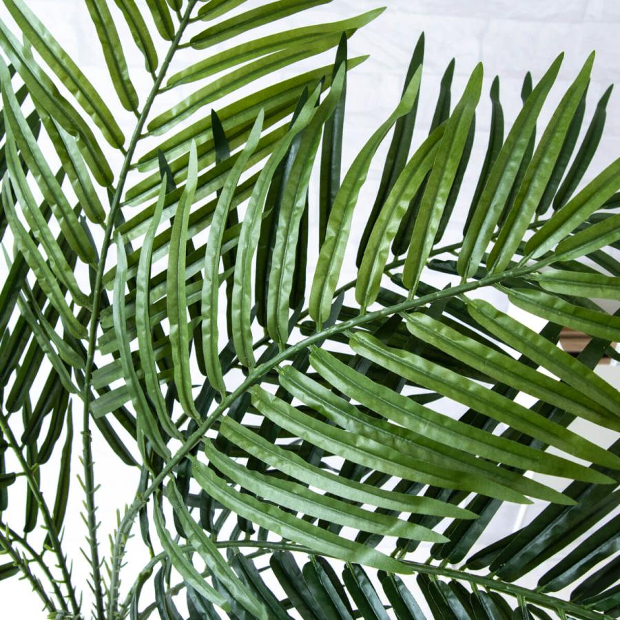 ★立札無料★【すぐ飾れる】 フェイクグリーン 人工観葉植物 フェニックス パームツリー ヤシの木 100cm 鉢付き / 法人・開店祝い 店舗・オフィス装飾の画像
