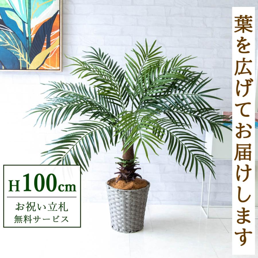 フェイクグリーン フェニックスパームツリー(ヤシの木) H約100cm