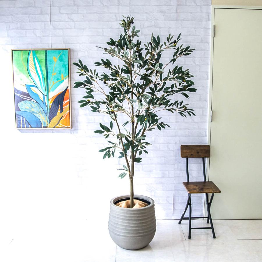 ☆立札無料☆【すぐ飾れる】 フェイクグリーン 人工観葉植物 オリーブ