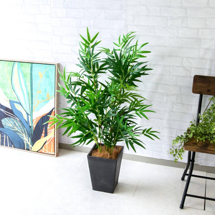 フェイクグリーン バンブー(竹) H約105cm 鉢付き / 観葉植物