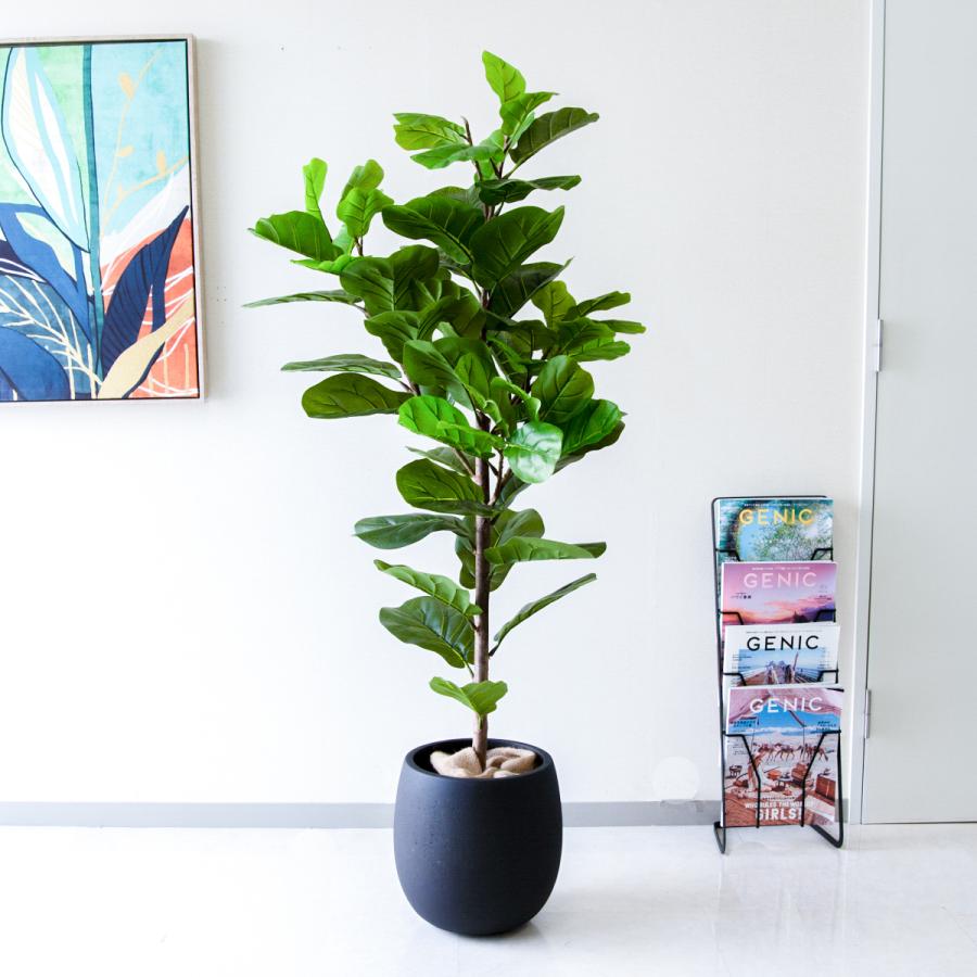 ☆立札無料☆【すぐ飾れる】 フェイクグリーン 人工観葉植物 フィカス 