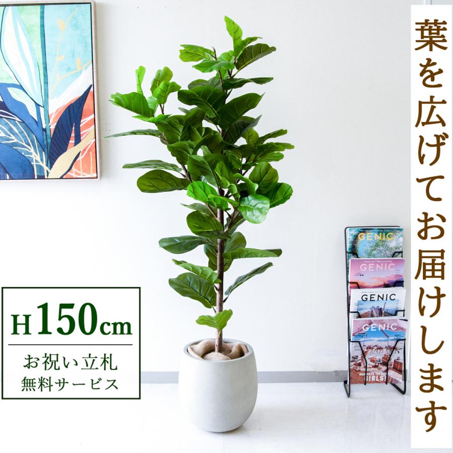 人工観葉植物 約150cm 緑色葉 Amazon｜HGJH 大型観葉植物 フェイク フェイクグリーン 大型 人工観葉