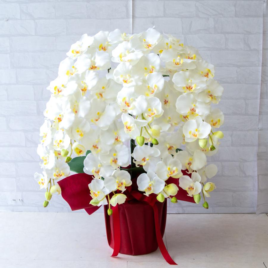 ⑨ 造花アレンジメント 白色　胡蝶蘭花束 アートフラワー　花器入　インテリア 楽天市場】造花 胡蝶蘭 壁掛け インテリア フラワーギフト