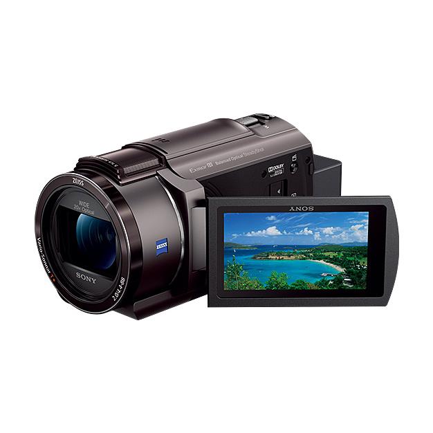 SONY［FDR-AX45A-TI ブロンズブラウン］カード決済ｏｒ代引ＯＫ!★送料無料（北海道/東北/沖縄以外）デジタル4Kビデオカメラレコーダーの画像