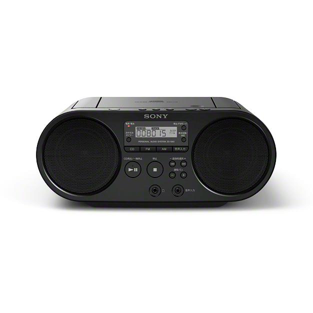 SONY[ZS-S40-B]メーカー正規仕入れ新品!★送料無料（北海道/東北/沖縄以外）ＣＤラジオ ボディカラー:黒色の画像