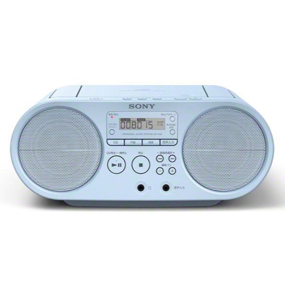 SONY[ZS-S40-L]メーカー正規仕入れ新品!★送料無料（北海道/東北/沖縄以外）ＣＤラジオ ボディカラー:ブルーの画像
