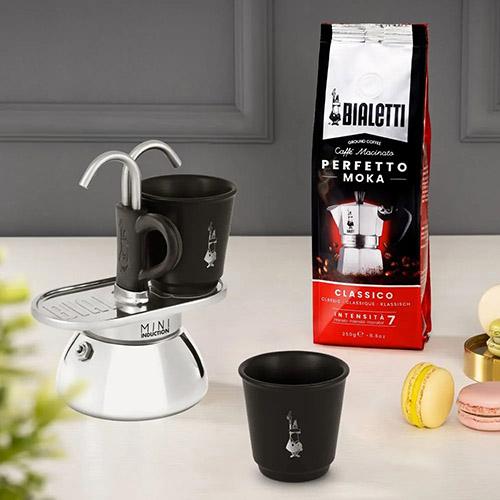 ビアレッティ　エスプレッソ・メーカー　カップ2個付き BIALETTI（ビアレッティ） ミニエキスプレス インダクション 2カップ