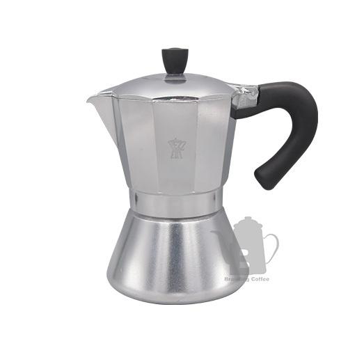 【期間限定特価】PEZZETTI ペゼッティ 直火式エスプレッソメーカー Belle express【6人用】6cup 1357｜0141coffee