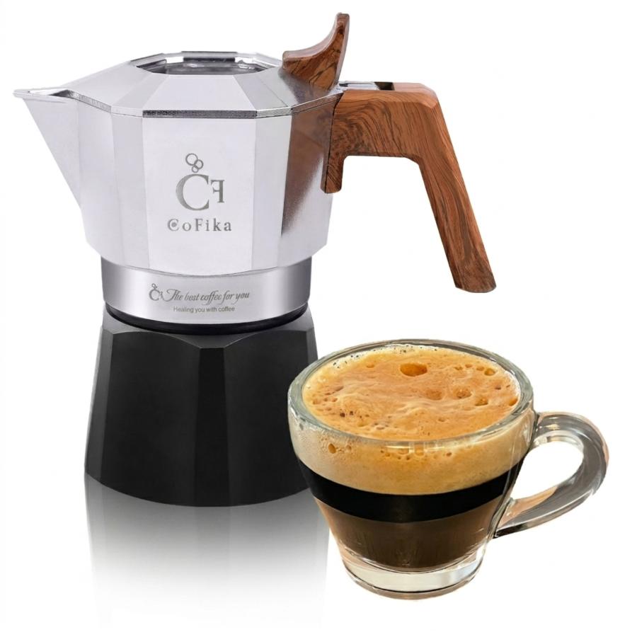 CoFika コフィカ Crema Rich 直火式エスプレッソマシン 1-2杯用