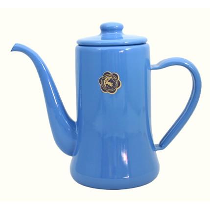 月兎印 ホーロースリムポット ブルー0.7リットル