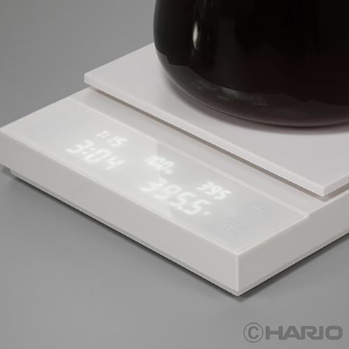 【HARIO/ハリオ】Coffee Scale Polaris コーヒースケール ポラリス ホワイト CST-2000-W_1