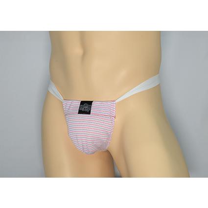 黒猫ニット　ボーダー103　ドットピンク　男性用下着　サポーターパンツ |  | 01