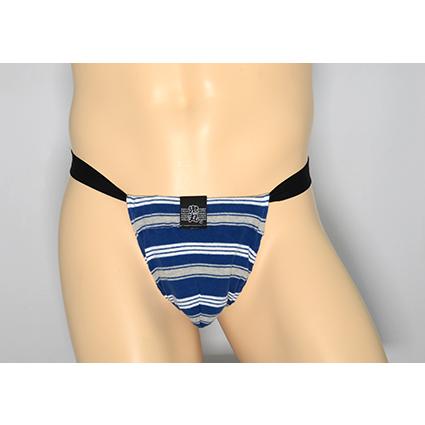 黒猫ニット　ボーダー105　紺グレー　男性用下着　サポーターパンツ | 
