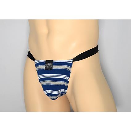 黒猫ニット　ボーダー105　紺グレー　男性用下着　サポーターパンツ |  | 01