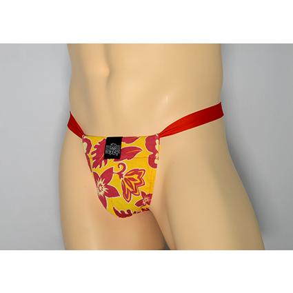 黒猫ニット　ハイビスカス　黄　男性用下着　サポーターパンツ |  | 01