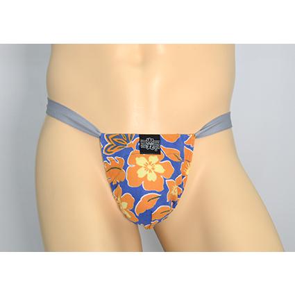 黒猫ニット　ハイビスカス　紫　男性用下着　サポーターパンツ | 