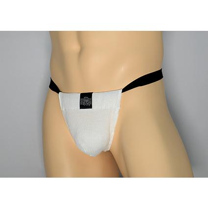 黒猫ニット　ワッフル　白　男性用下着　サポーターパンツ |  | 01
