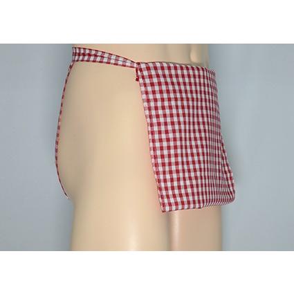 四谷越中　ギンガムチェック中　赤 | 