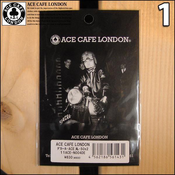 エースカフェロンドン ラウンドロゴ デカールステッカー Ace Cafe London 11ace-n004de｜02brand｜03