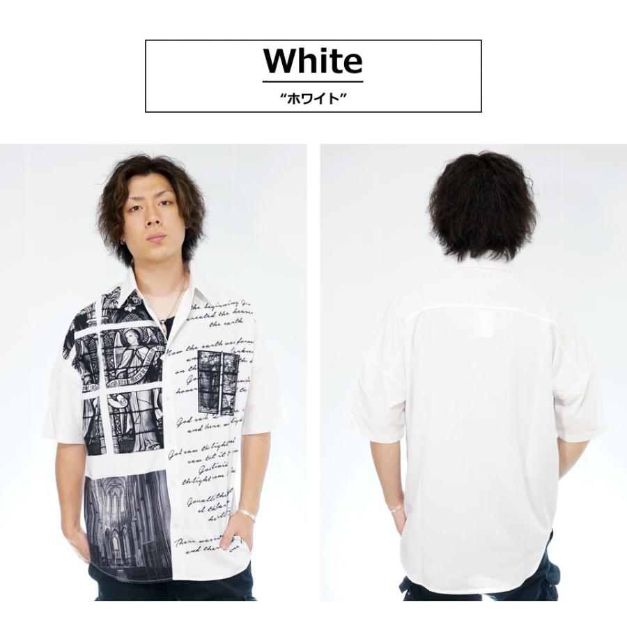 アウトレットセール!!リングス セパレートフォト オーバーサイズ 半袖 デザイン シャツ メンズ 新作2023年モデル RINGS 123712 |  | 03