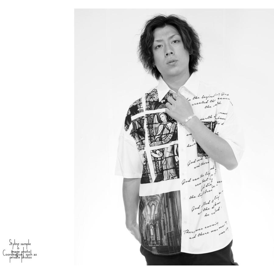 アウトレットセール!!リングス セパレートフォト オーバーサイズ 半袖 デザイン シャツ メンズ 新作2023年モデル RINGS 123712 |  | 04