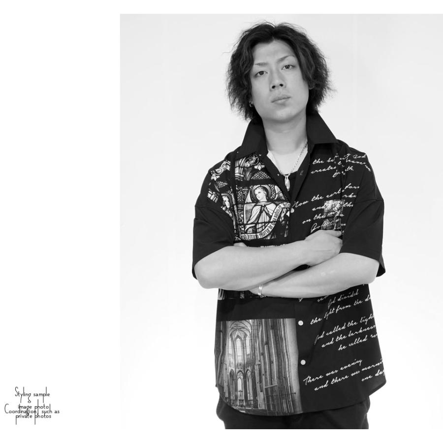 アウトレットセール!!リングス セパレートフォト オーバーサイズ 半袖 デザイン シャツ メンズ 新作2023年モデル RINGS 123712 |  | 09