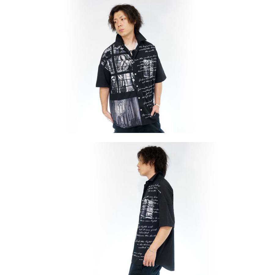 アウトレットセール!!リングス セパレートフォト オーバーサイズ 半袖 デザイン シャツ メンズ 新作2023年モデル RINGS 123712 |  | 10
