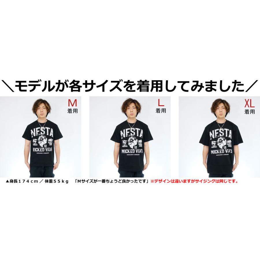 アウトレットセール!!ネスタブランド グラデラメ スリーアイコン プリント 半袖Tシャツ ユニセックス 新作2023年モデル NESTA BRAND 232nb1051｜02brand｜19