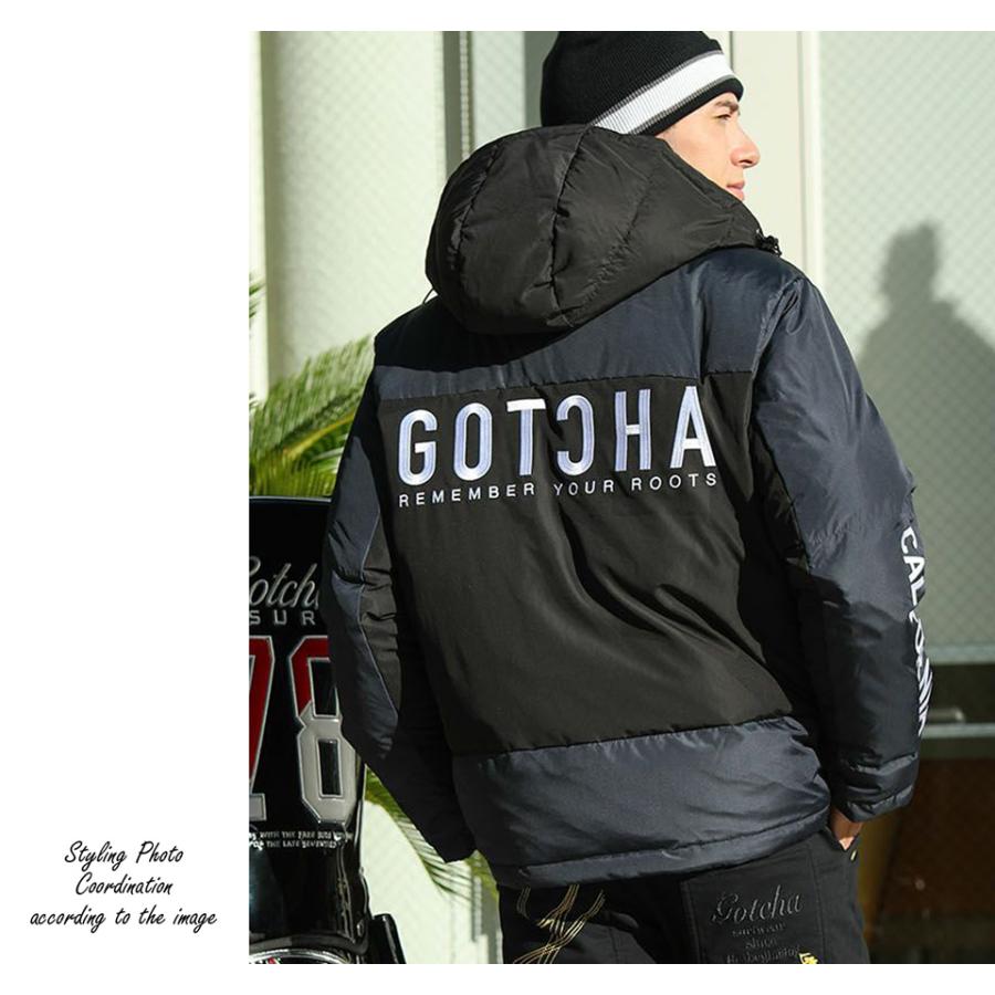 GOTCHA GOLF ダウンジャケット Sサイズ GOTCHA GOLF ガッチャゴルフ 撥水2Way ロゴ刺繍 カラー切替 ダウン