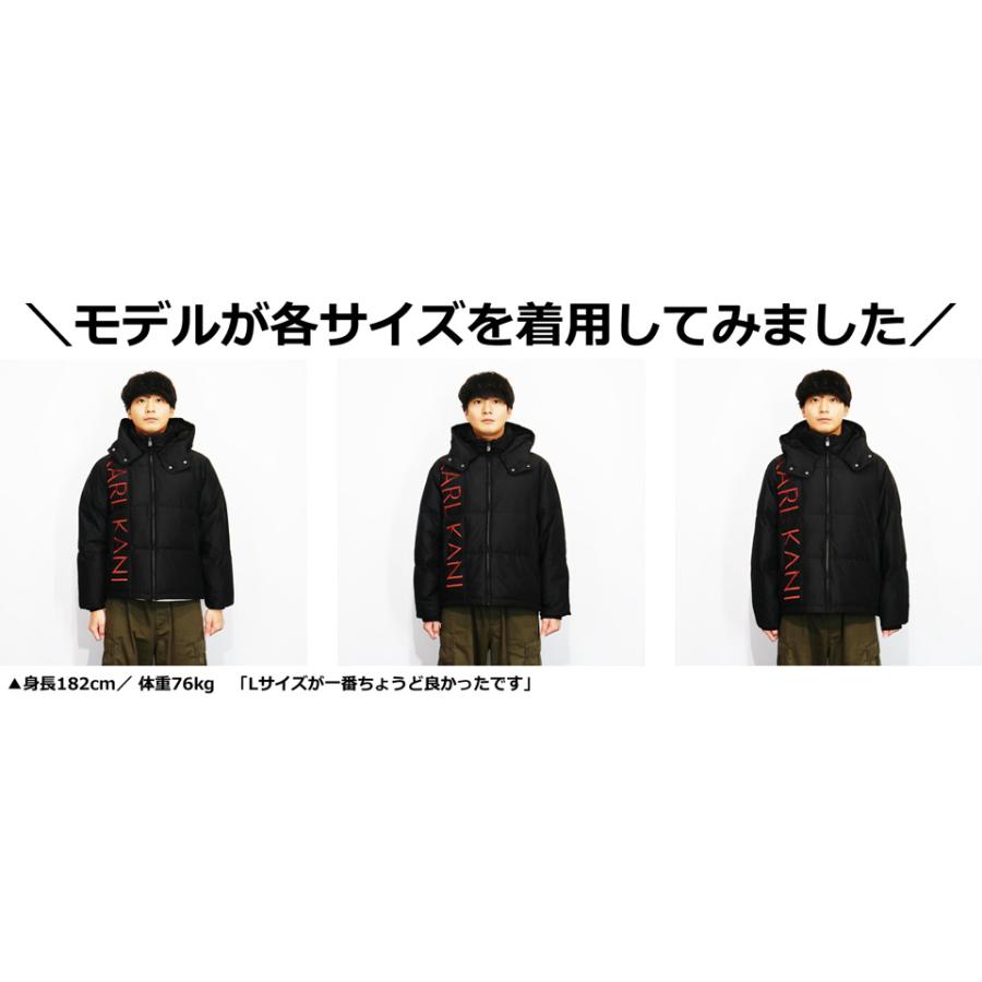 【KARLKANI】カールカナイ MA1 ボンバージャケット XL 薔薇 刺繍 Karl Kani（カールカナイ） ロゴ刺繍 ブラックレッド ダウンジャケット