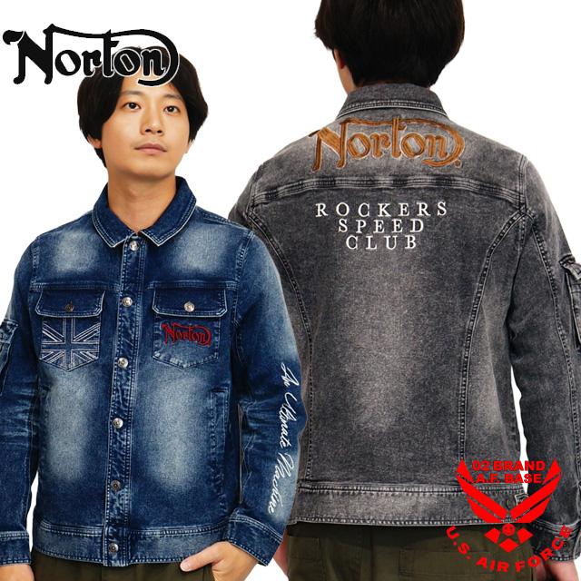 ノートンストレッチデニムジャケット 253N1601 インディゴ XXL バイク