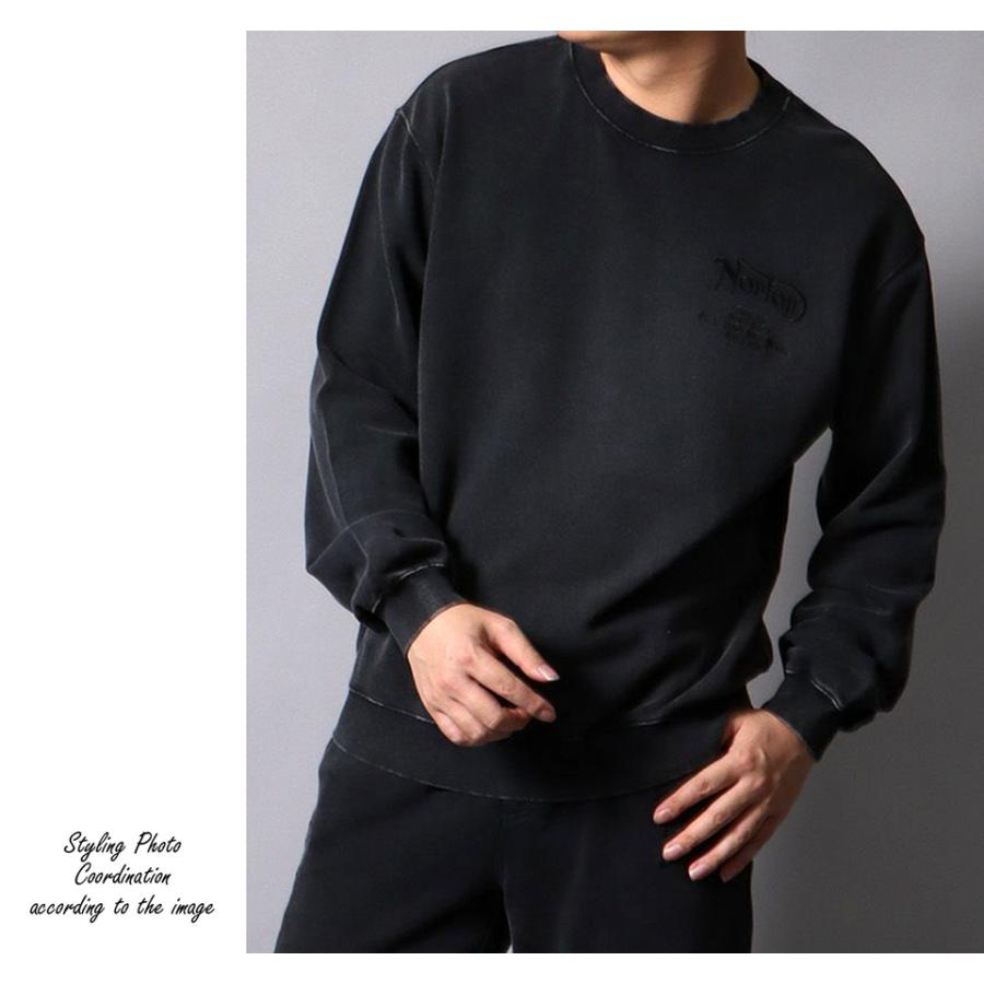 ノートン（NORTON） ロゴ刺繍 フロスト加工 スウェットトレーナー