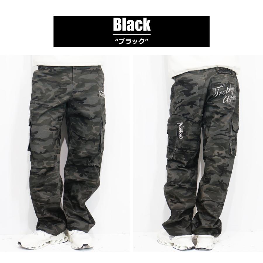ノートン（NORTON） ロゴ刺繍 迷彩 カーゴパンツ メンズ 新作2026年