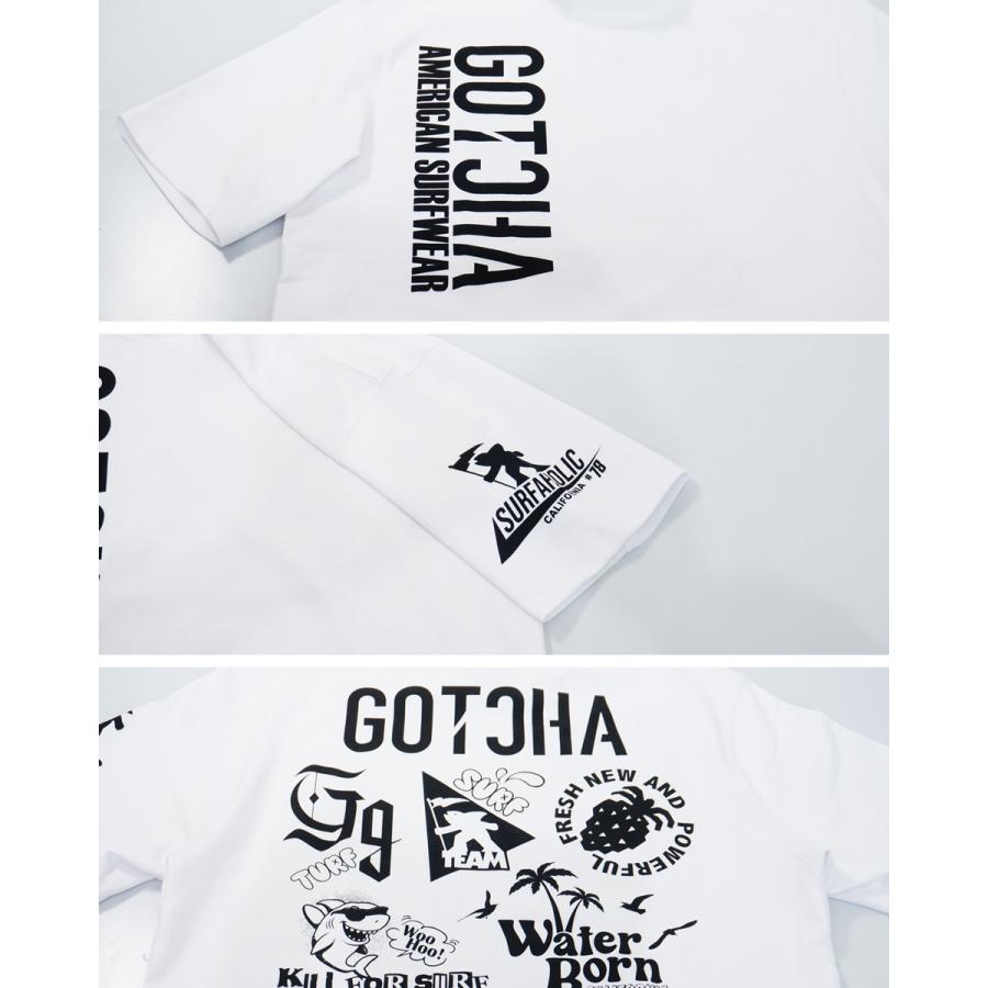 GOTCHA GOLF ガッチャゴルフ UVカット ワントーンロゴ プリント