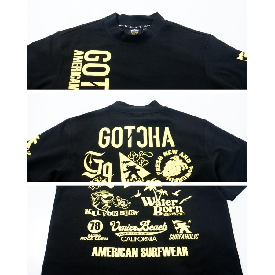 GOTCHA GOLF ガッチャゴルフ UVカット ワントーンロゴ プリント
