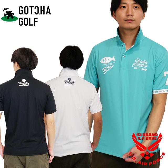 GOTCHA GOLF ガッチャゴルフ ベーシック フィッシュロゴ ストレッチ