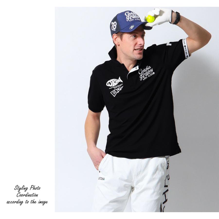 GOTCHA GOLF ガッチャゴルフ ベーシック フィッシュロゴ ストレッチ