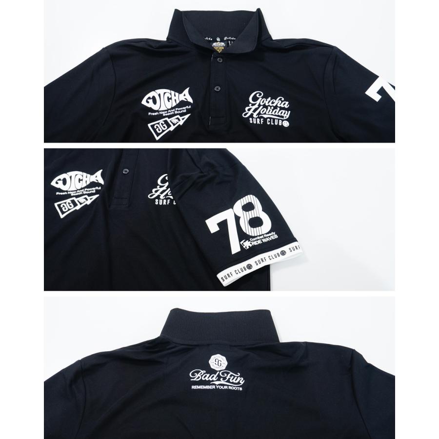 GOTCHA GOLF ガッチャゴルフ ベーシック フィッシュロゴ ストレッチ