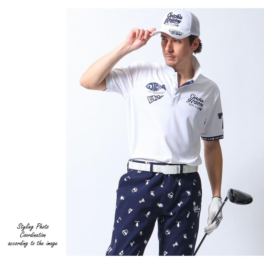4万1800円　1piu1uguale3 GOLF 総柄 半袖ポロシャツ AKM 31piu1uguale3 GOLF 総柄 半袖 ポロシャツAKM 【公式通販】
