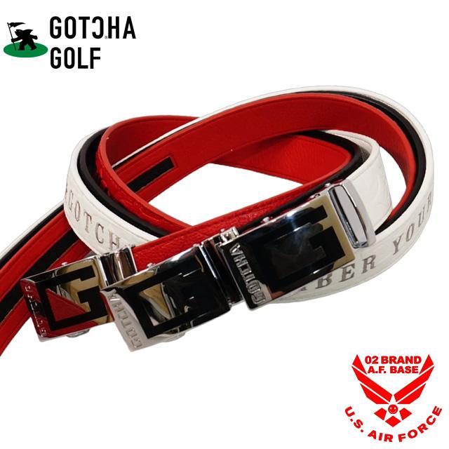 GOTCHA GOLF ガッチャゴルフ BIGエンボスロゴ 刺繍 ホールレス PU