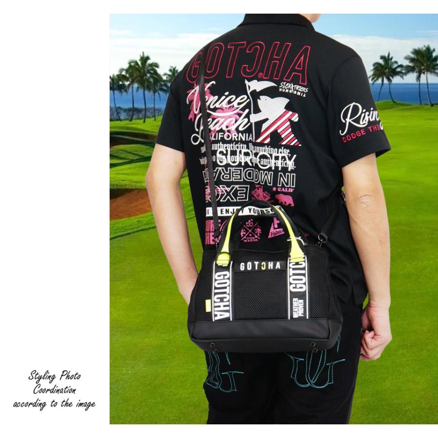 GOTCHA GOLF ガッチャゴルフ 保冷 2way ロゴ刺繍 スポンジメッシュ