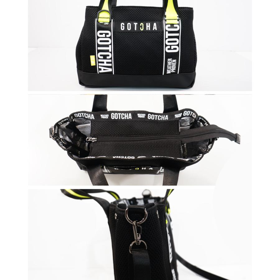 ガッチャゴルフ ゴルフ 保冷 ラウンドポーチ 262gg8501 ブラック GOTCHA GOLF ガッチャゴルフ 保冷 2way ロゴ刺繍 スポンジメッシュ