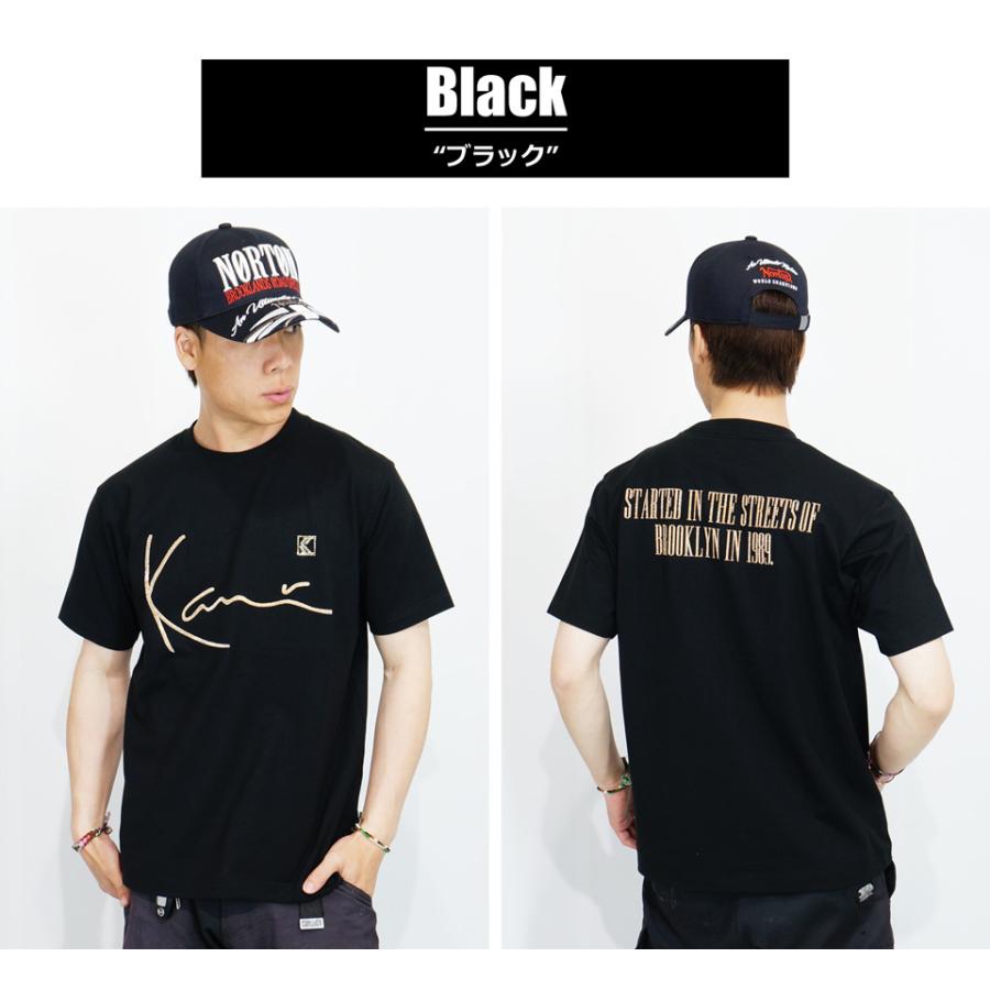 Karl Kani（カールカナイ） メタルラメ ウェルダー加工ロゴプリント