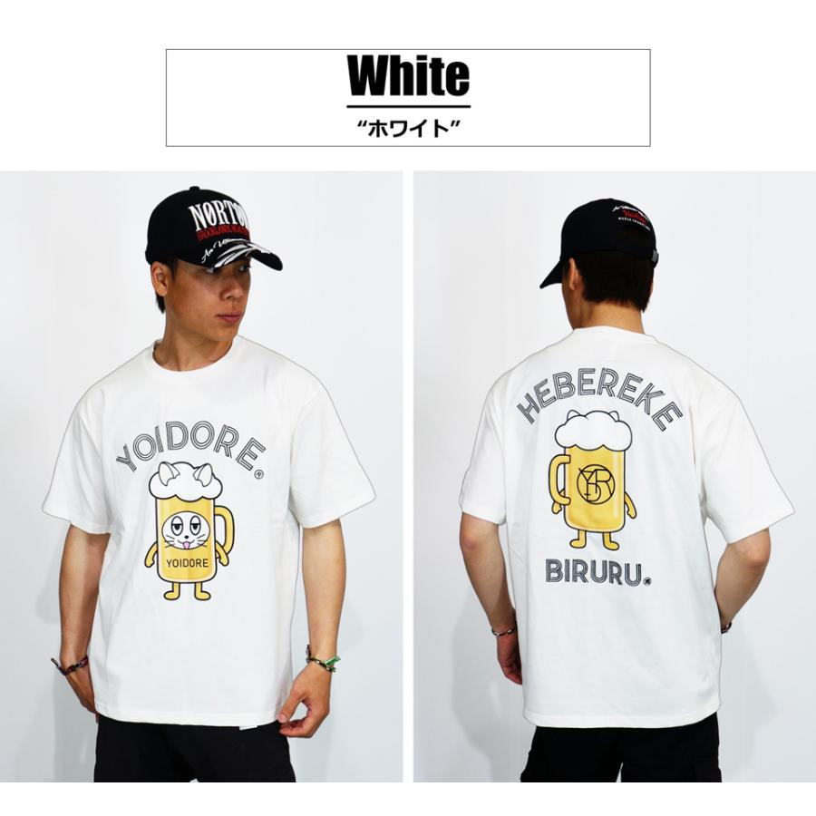 酔いどれ ビルル君 ルーズサイズ 半袖Tシャツ ユニセックス 新作2026年