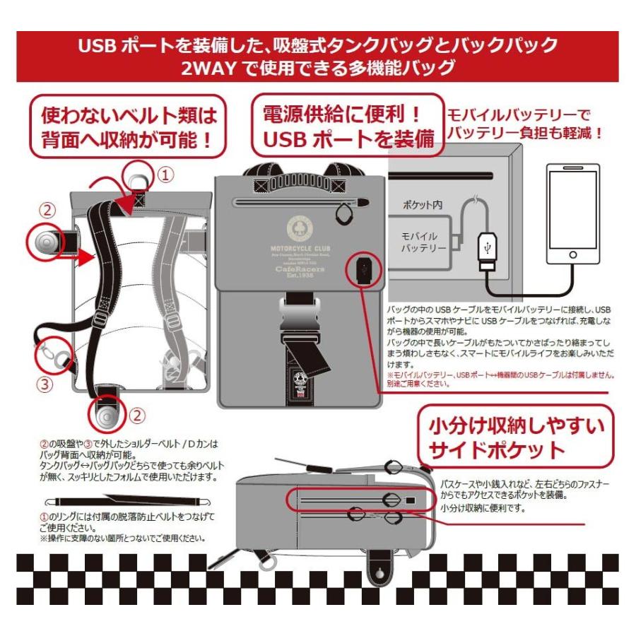 エースカフェロンドン タンクバッグ ACE CAFE LONDON ab003tb｜02brand｜03